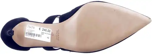 62495 CALANDSCHOEN ZWART - maat 44 pump zwart - maat 44 Calandschoen