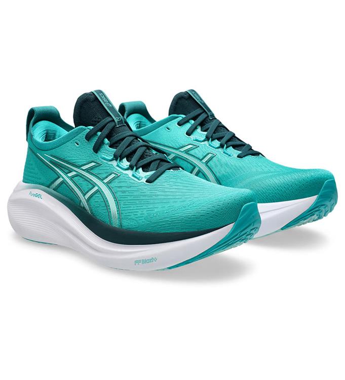 ASICS GEL-NIMBUS 27 1011B958 WAVE-TEAL-SAXON-GREEN