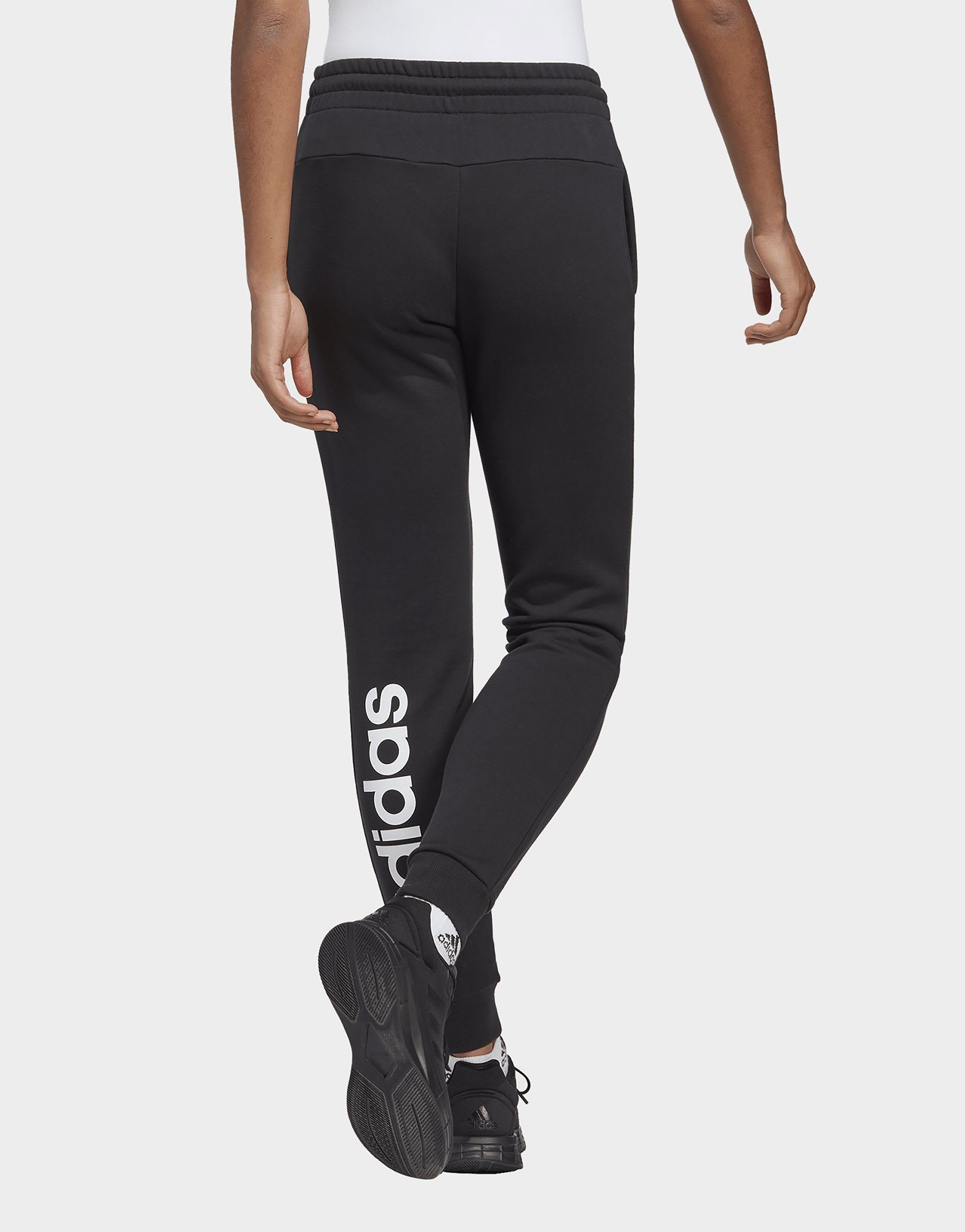 adidas Pantalon en molleton à chevilles élastiques Essentials Linear