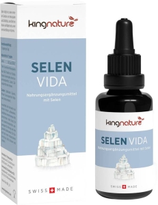 Kingnature Selen Vida Tropfen Pipette, 28.8 ml