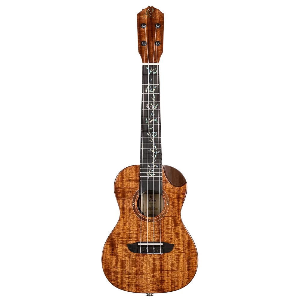 Ortega RUET-ACA Elite Series Concert Size Ukulele Acacia elektrisch-akoestische concert ukelele met gigbag