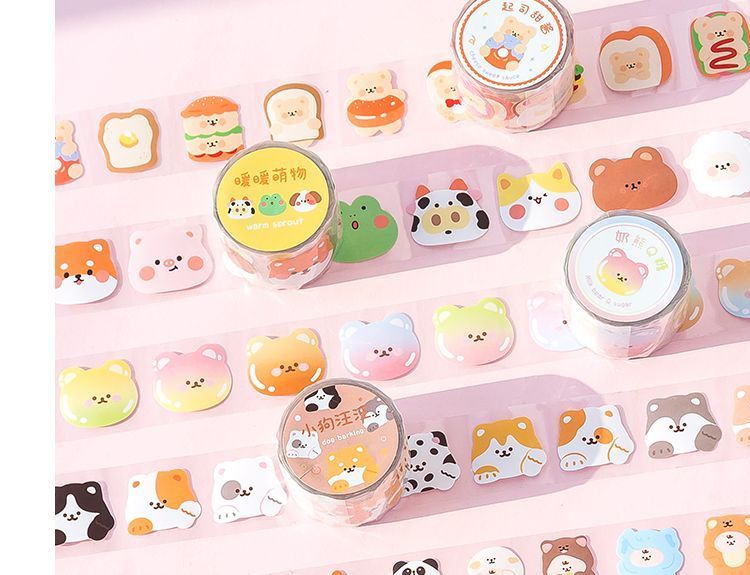 OH.LEELY - Cartoon Masking Tape (verschillende ontwerpen)
