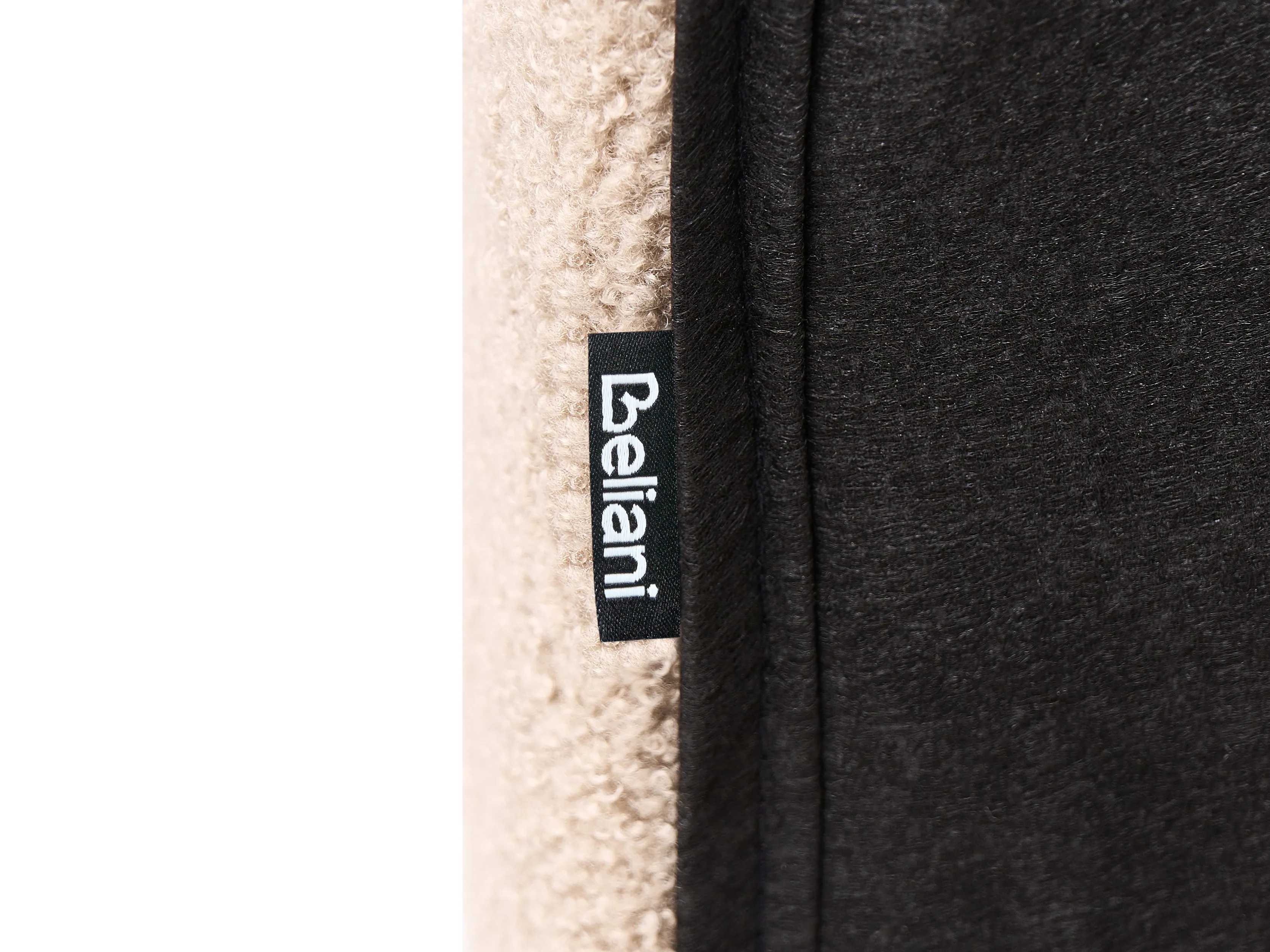 Slaapbank 2-zits YORK Bouclé Zandbeige