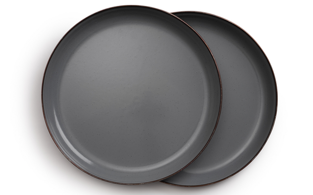 Barebones Enamel emailliertes Salatteller Set 2 teilig