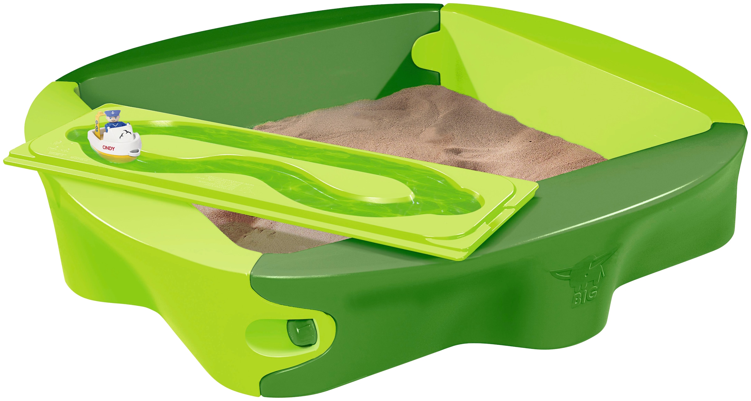 BIG Sandkasten »BIG« BxTxH: 138x138x27 cm