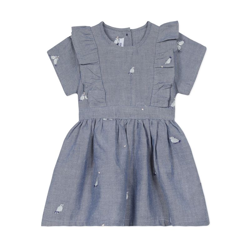 Robe bébé fille chambray Absorba Aucune nuance