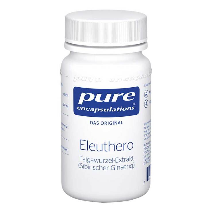Pure Encapsulations Eleuthero 0,8% Kapseln, 60 St