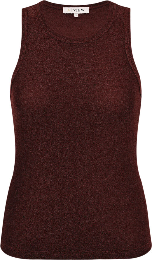 A-VIEW Eva tank top Black/red