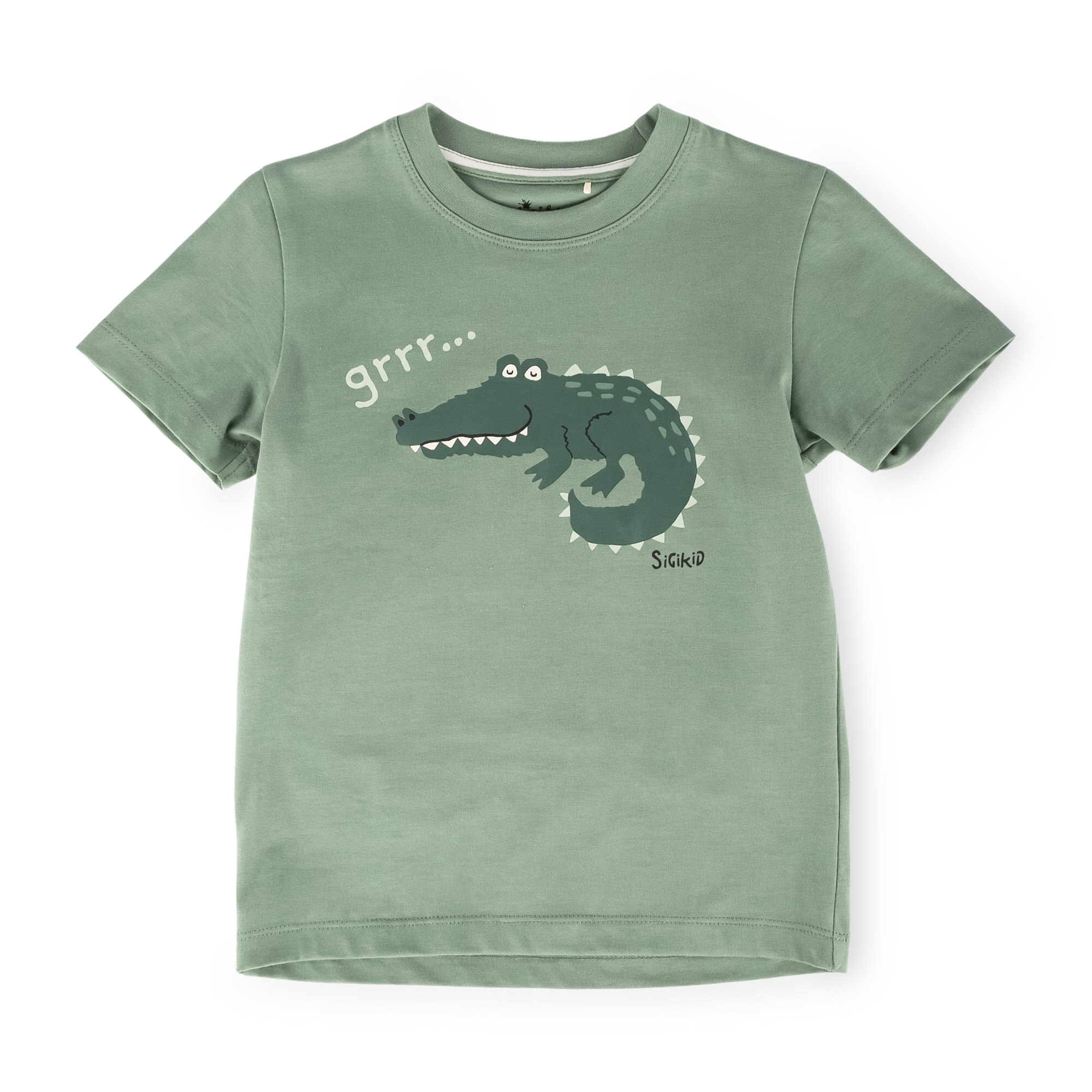 Schlafanzug M - CROCODILE kurz in grün