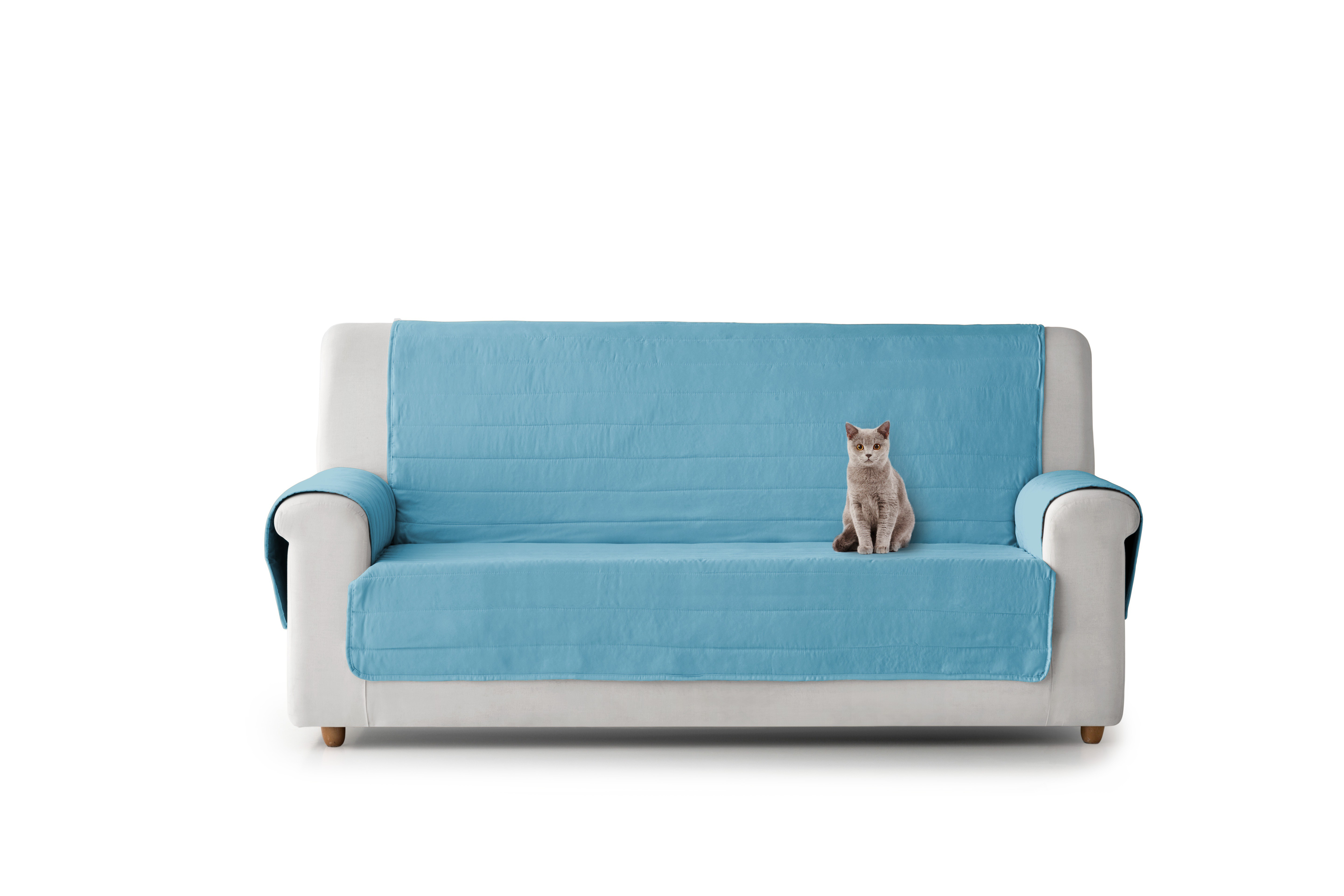 Capa reversível acolchoada para sofá de cachorro Pisa