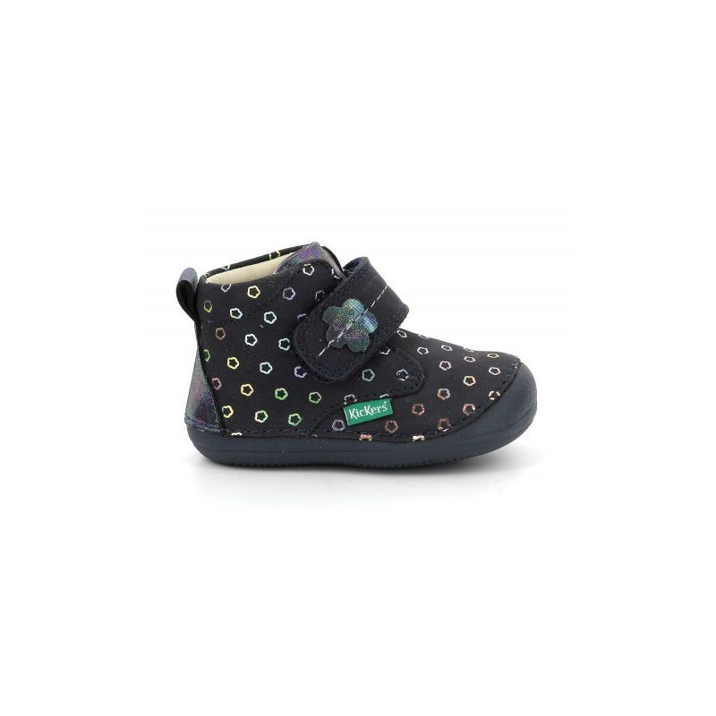 Kickers Kickers Sabio Marine à Fleurs