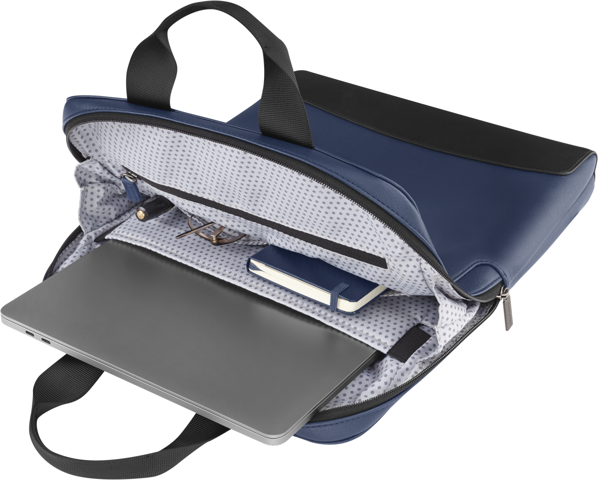 Vertical Device Bag Classic Collection, Sapphire Blue