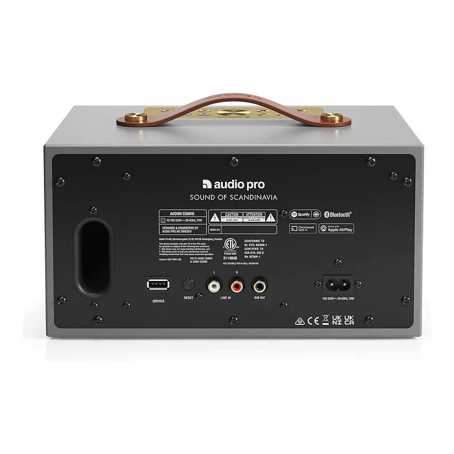 Audio Pro C5 MKII Gris - Enceinte compacte
