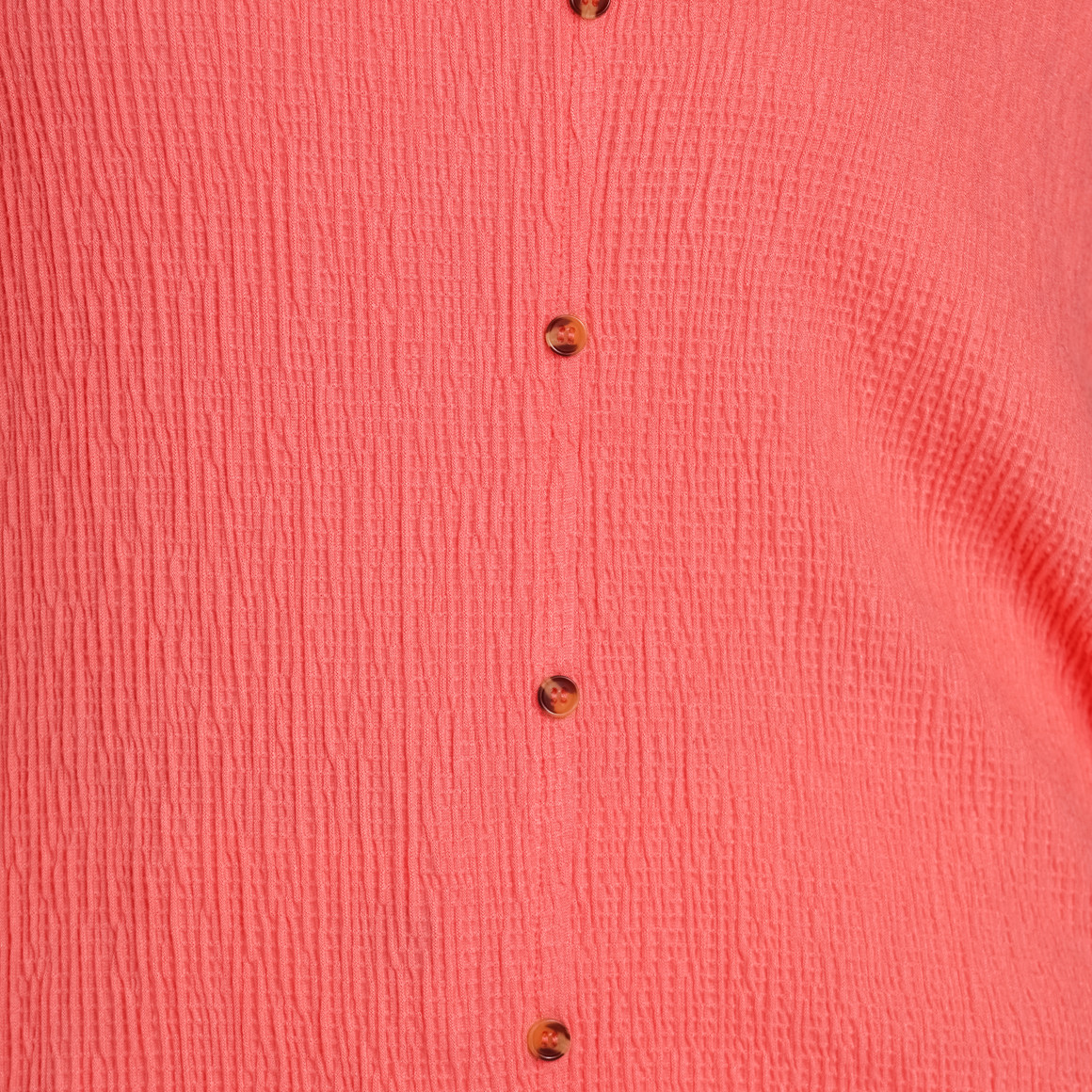Gina Benotti Damen T-Shirt mit Strukturmuster pink