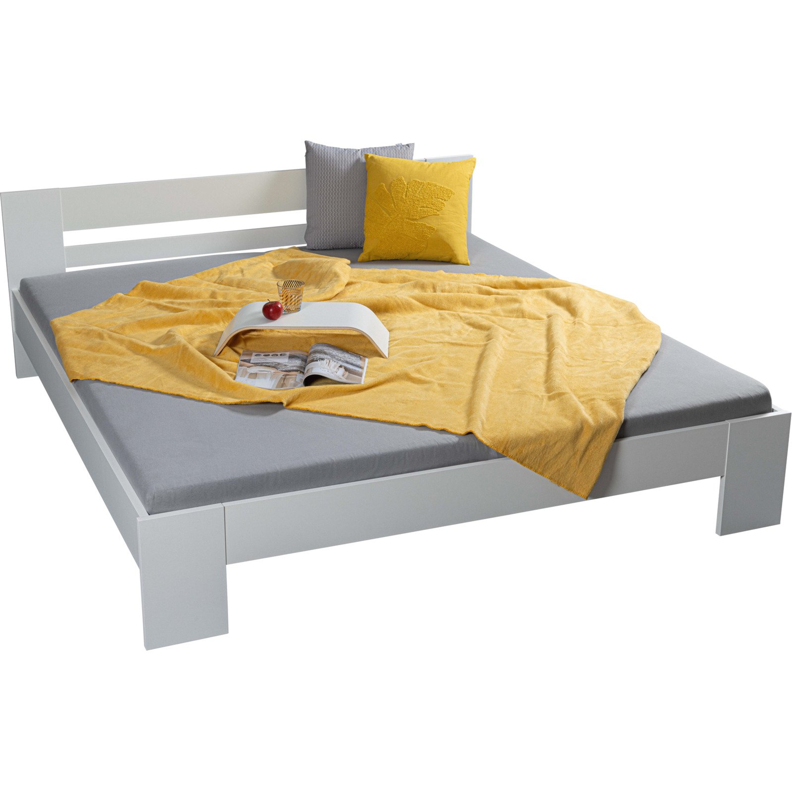 Bett Annik MDF weiss 180x 200 cm