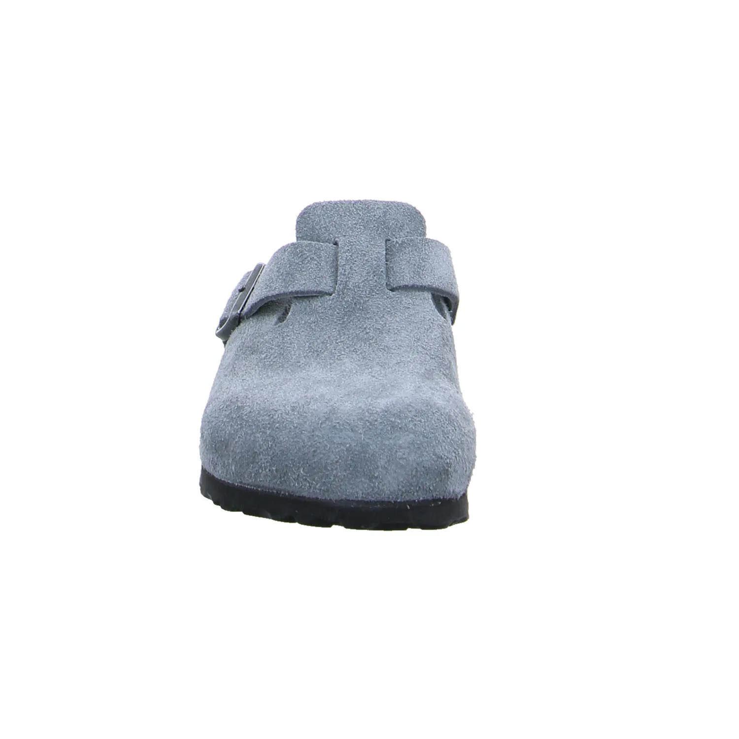 BIRKENSTOCK Bio-Fussbett Grau Leder