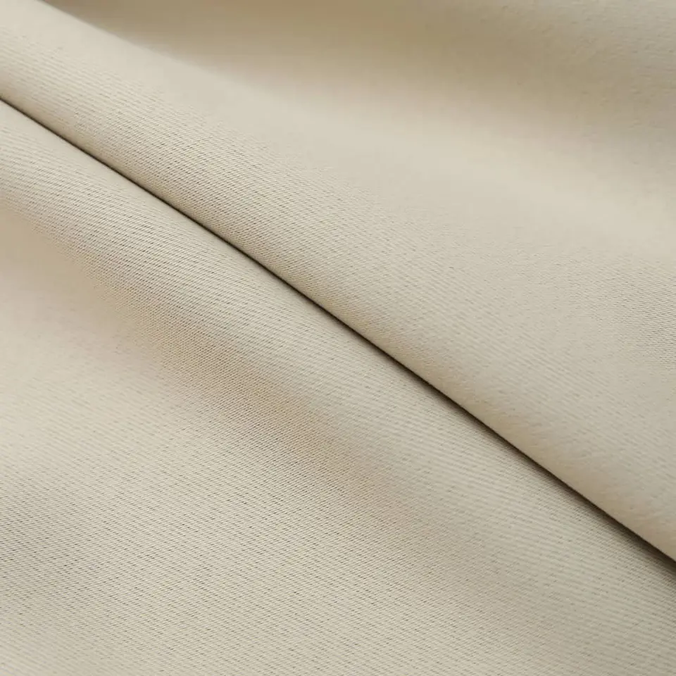 vidaXL - Gordijn - Beige - Stof - 140 x 245 cm