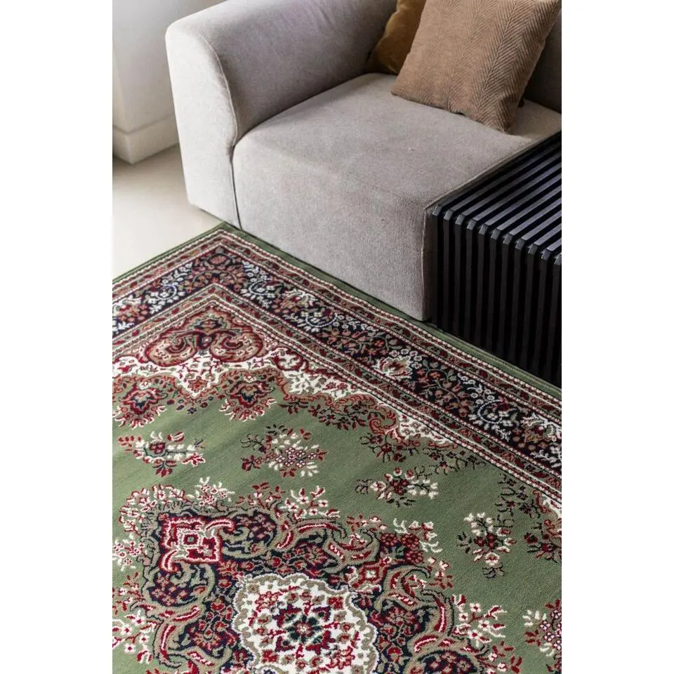 Interieur05 Eva Interior vintage Vloerkleed nain Perzisch Groen - 80 x 150 cm