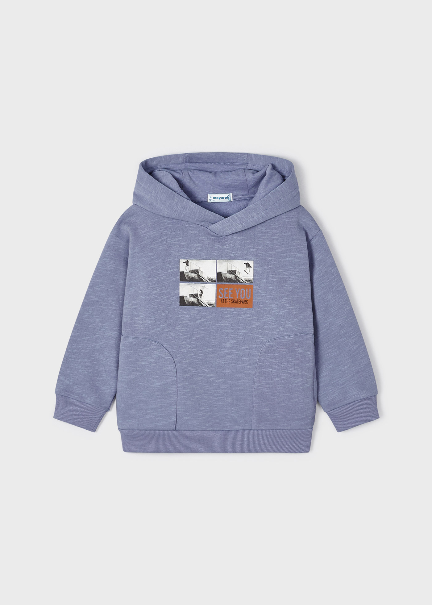 Moletom infantil Better Cotton com estampa nas costas