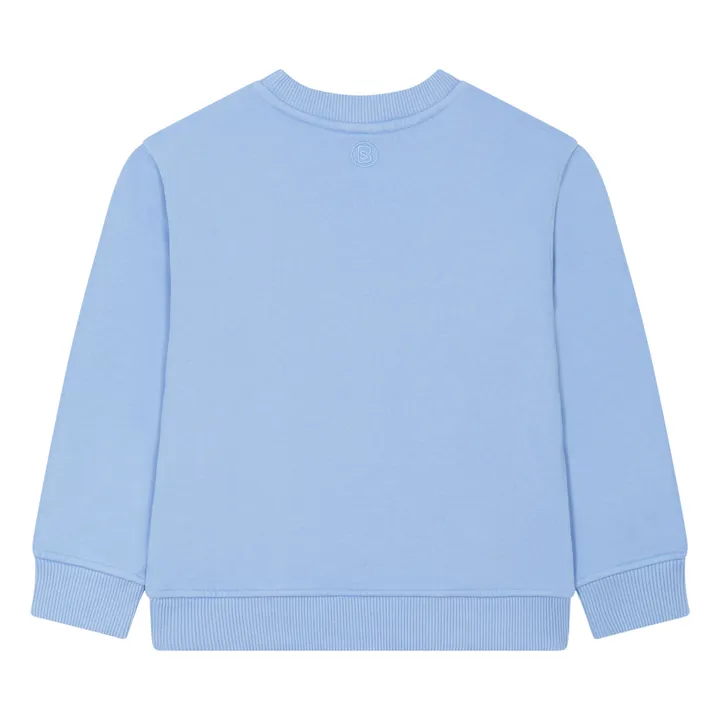 SMALLABLE BASICS Sweat Crewneck Garçon Molleton Bio | Bleu ciel