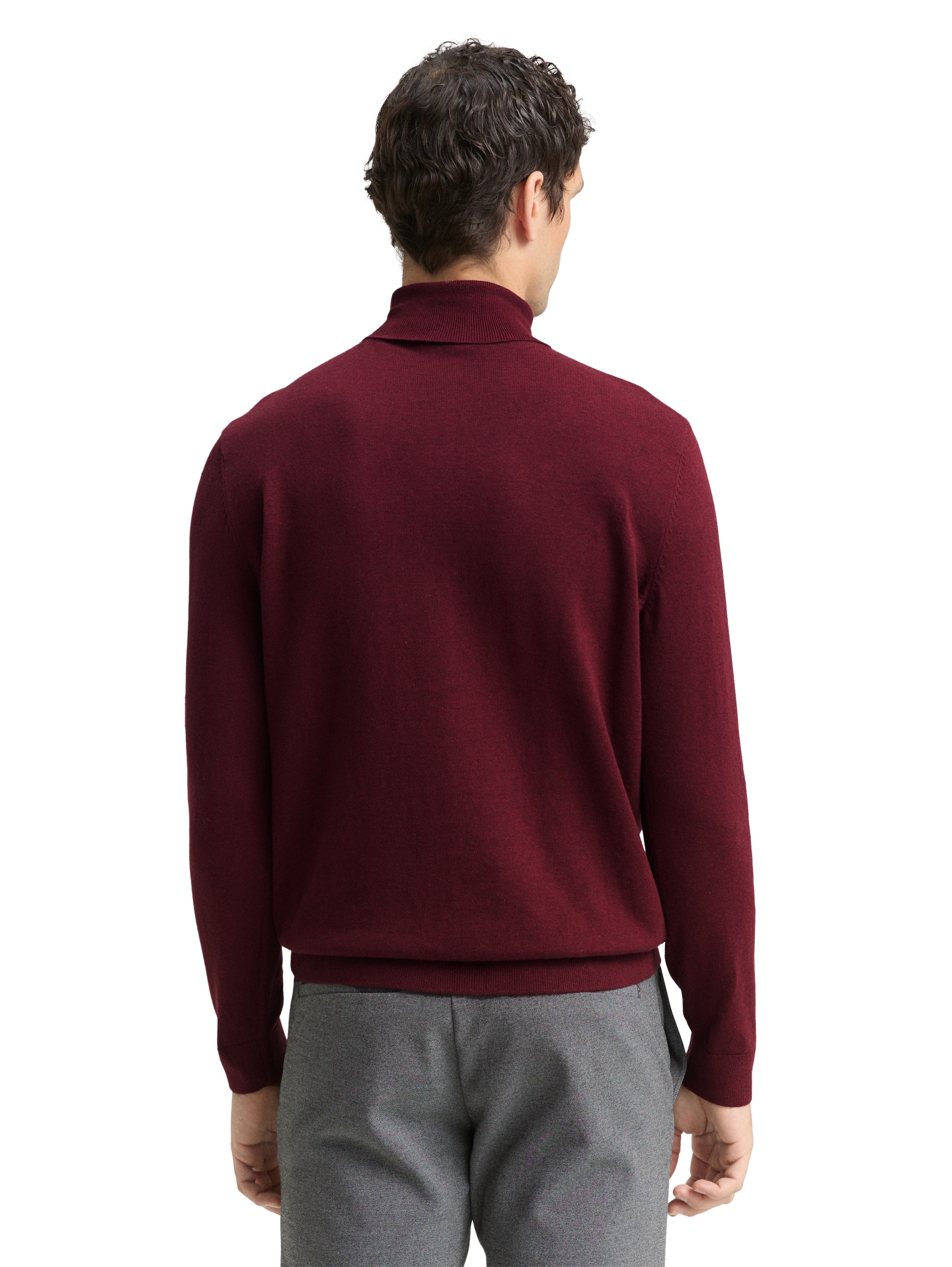 TOM TAILOR Rollkragenpullover , im Strick-Design