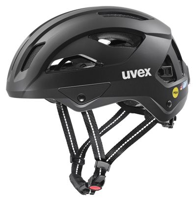 Casque Ville Uvex City Stride Mips Hiplok Noir
