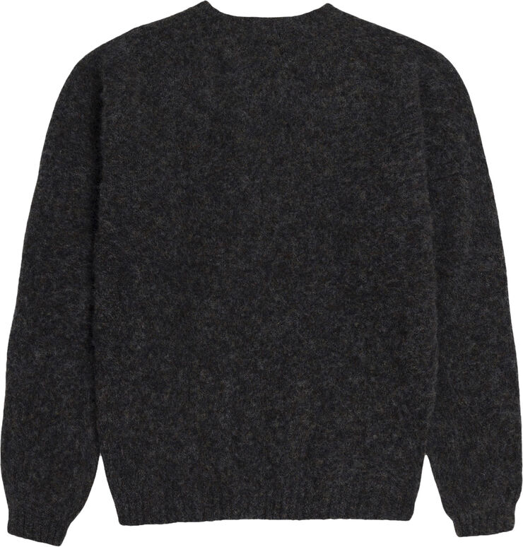 Norse Projects Birnir Brushed Lambswool Grå