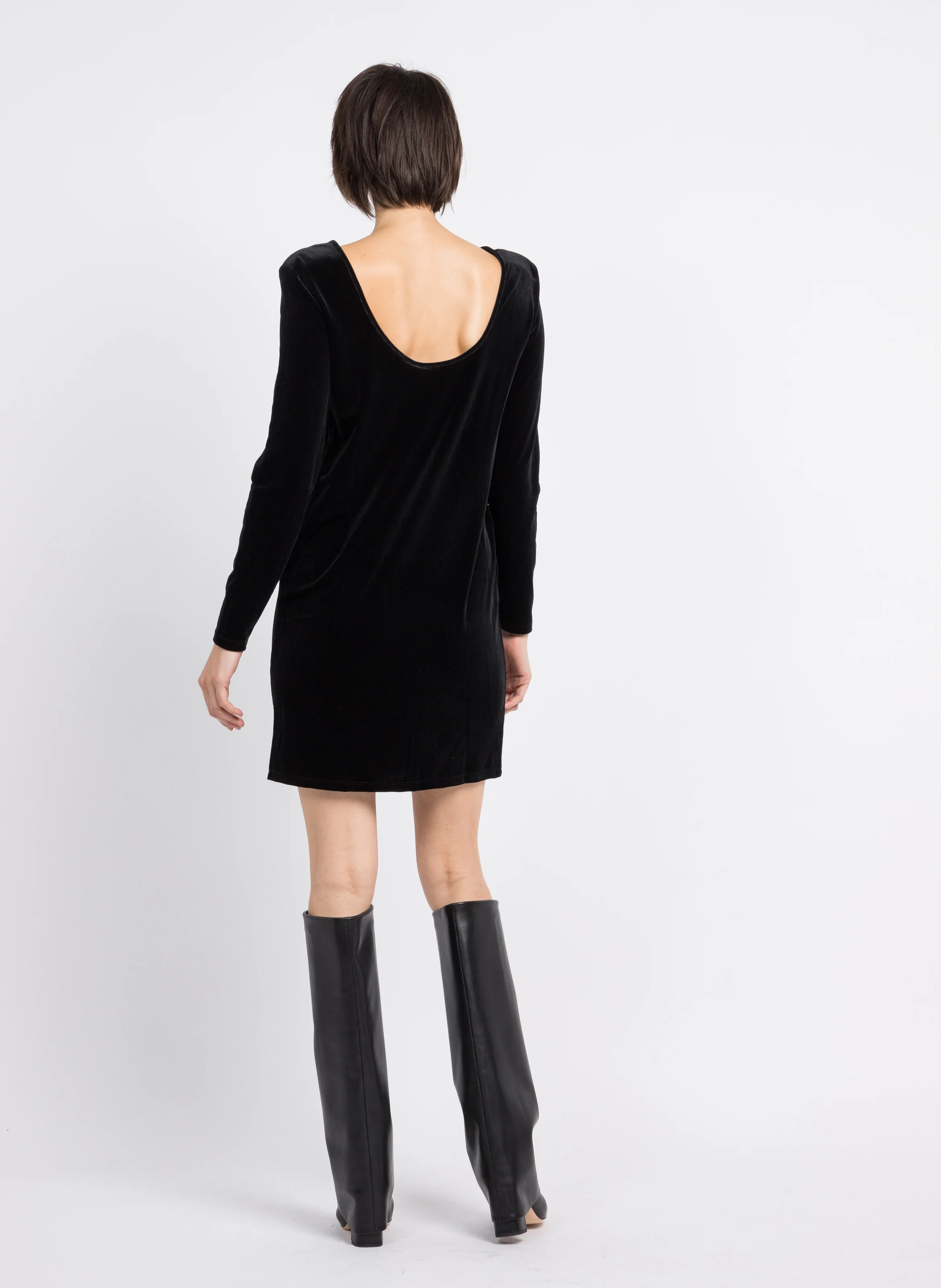 NOLAN - Bottes en cuir de veau| Noir