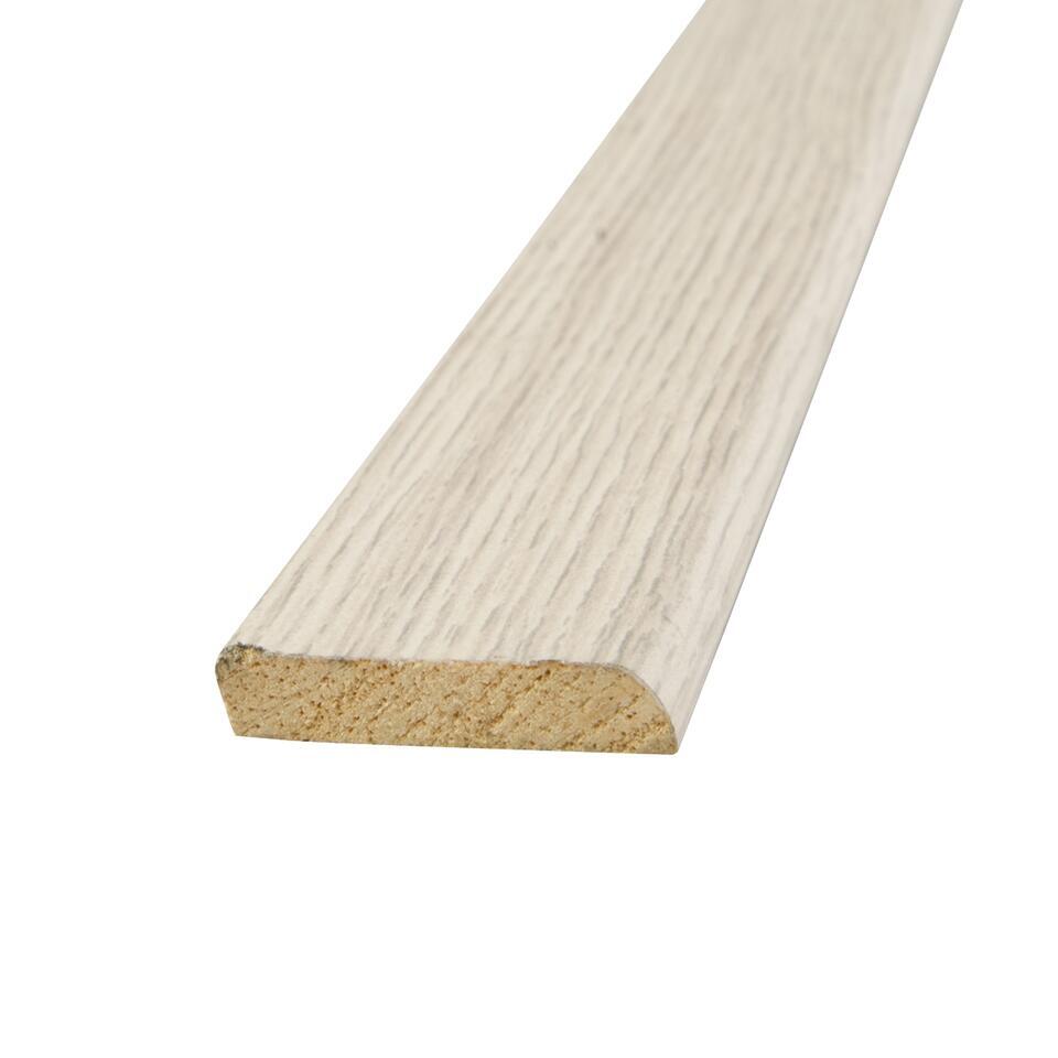 Plakplint Lichtgrijs Eiken MDF 2,4 cm