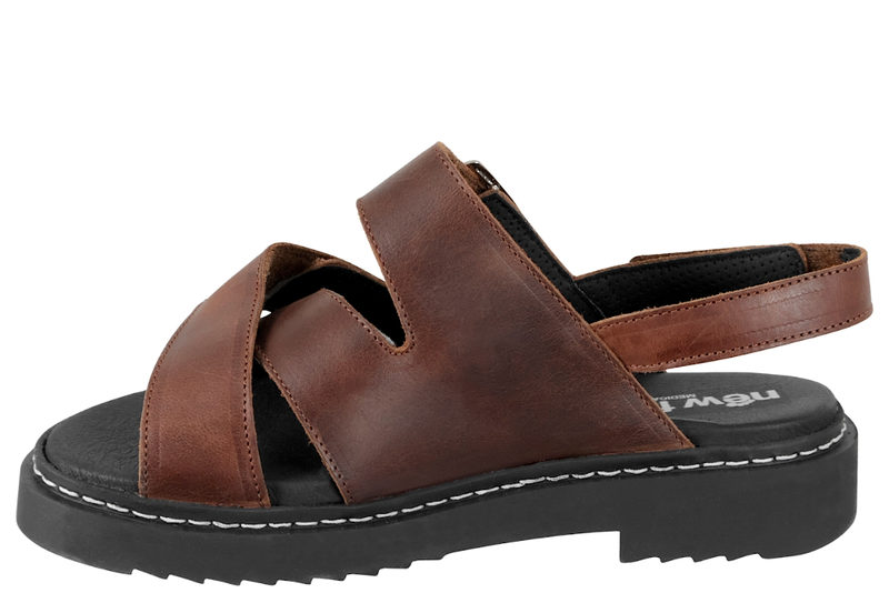 NEW FEET SANDAL I BRUNT GLAT SKIND