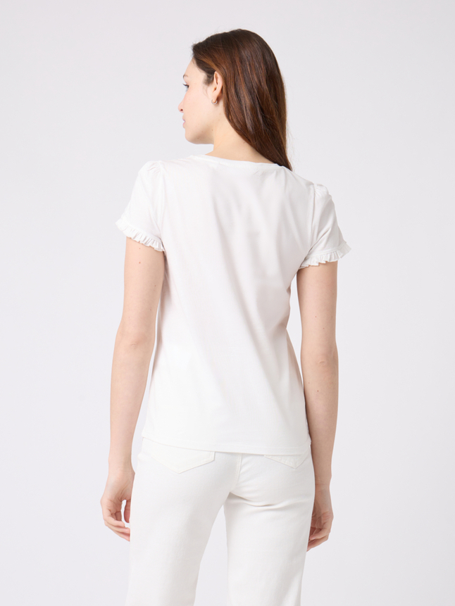 T-shirt 100% coton brodé