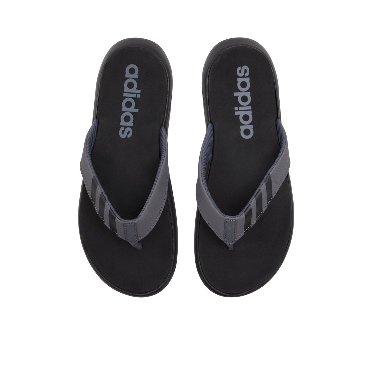 ADIDAS-Comfort_flip-Tongs sandales - Talon plat - Noir/Noir