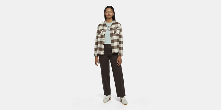 Dickies NEW SACRAMENTO SHIRT LS W MUSHROOM Mushroom