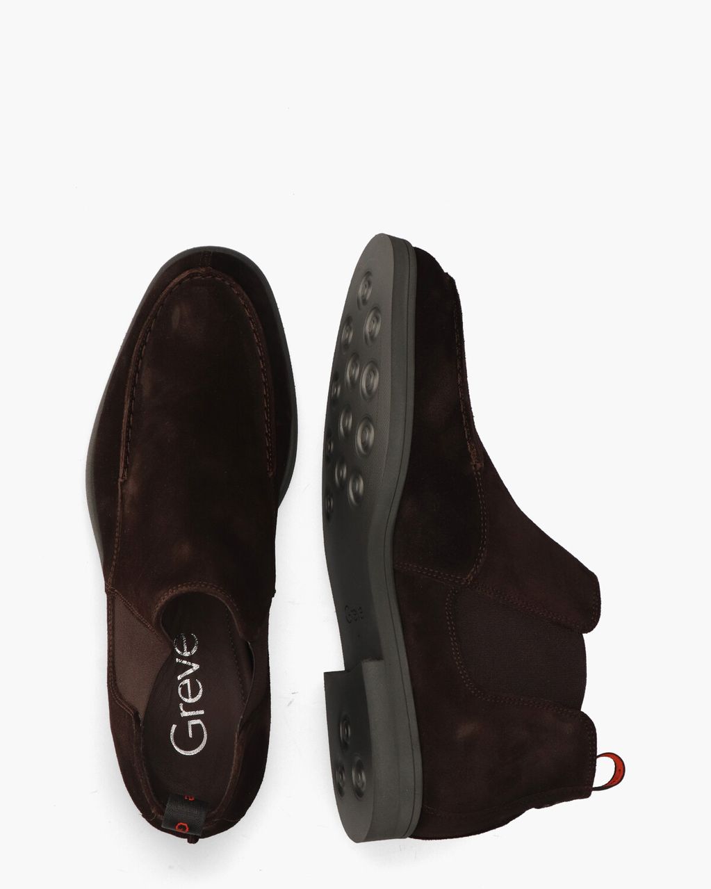 Greve Tufo Donkerbruin Heren Chelseaboots