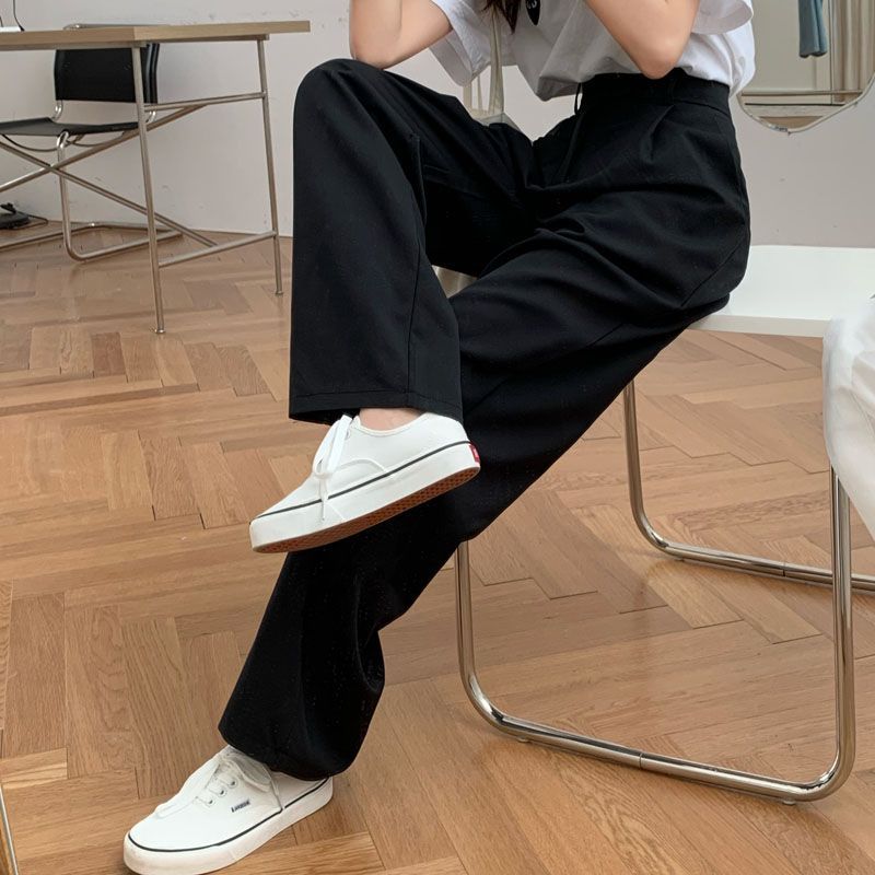Strawolf - Wijde pantalon met hoge taille