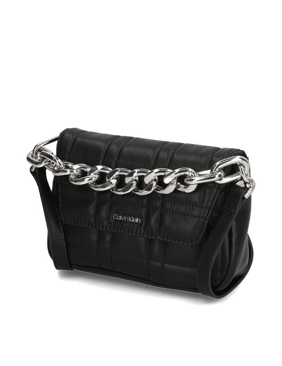 CK TOUCH SHOULDER BAG SM W/CHAIN