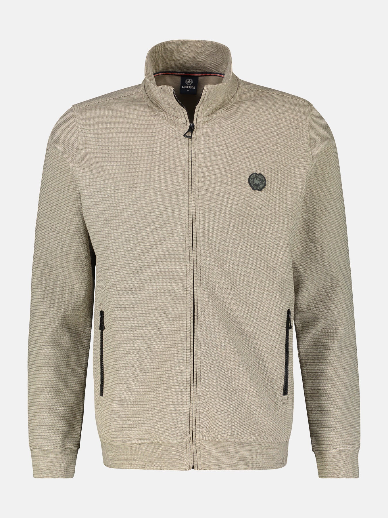 Sweatjacke in Strukturqualität