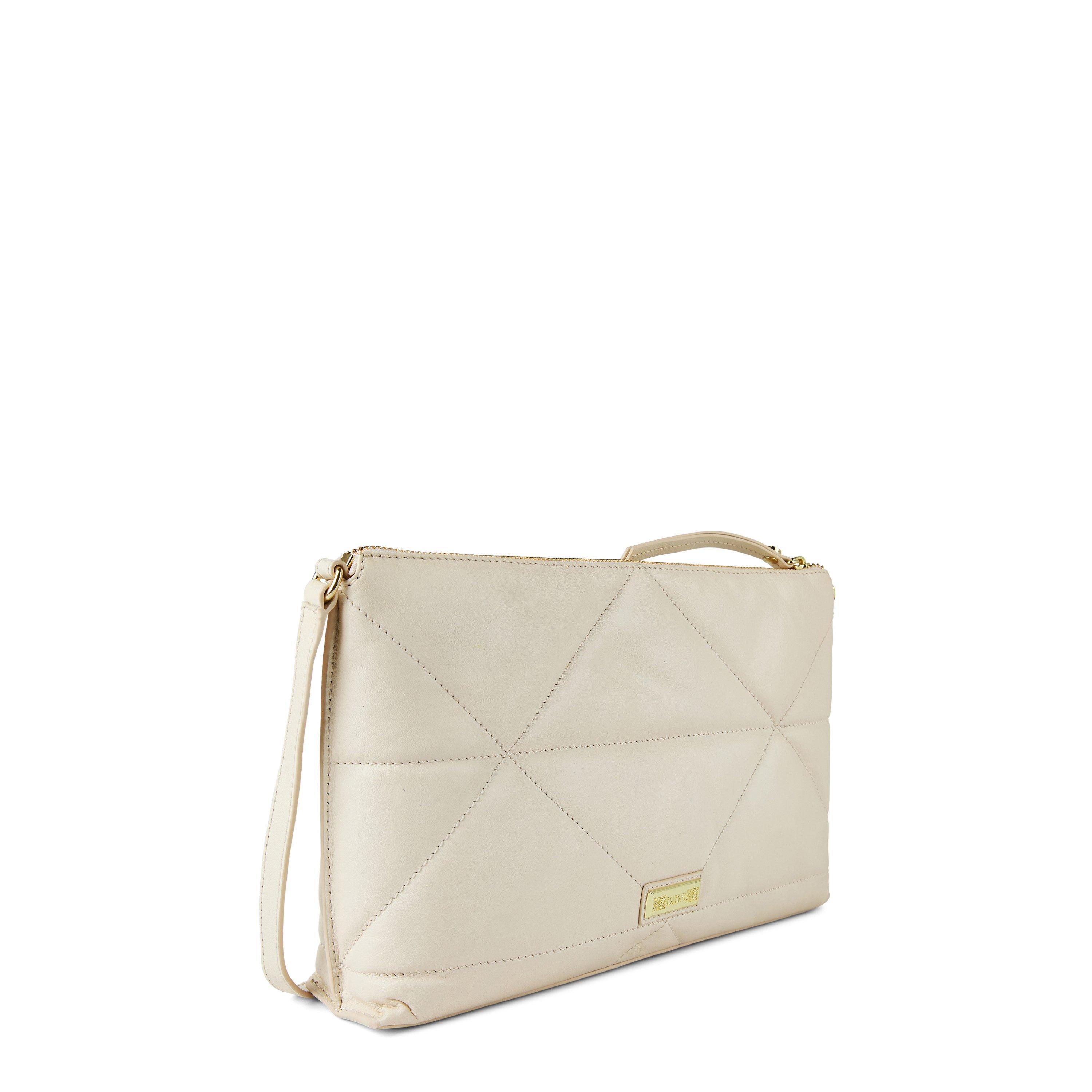 Biba Leather Quilted Crossbody Bag