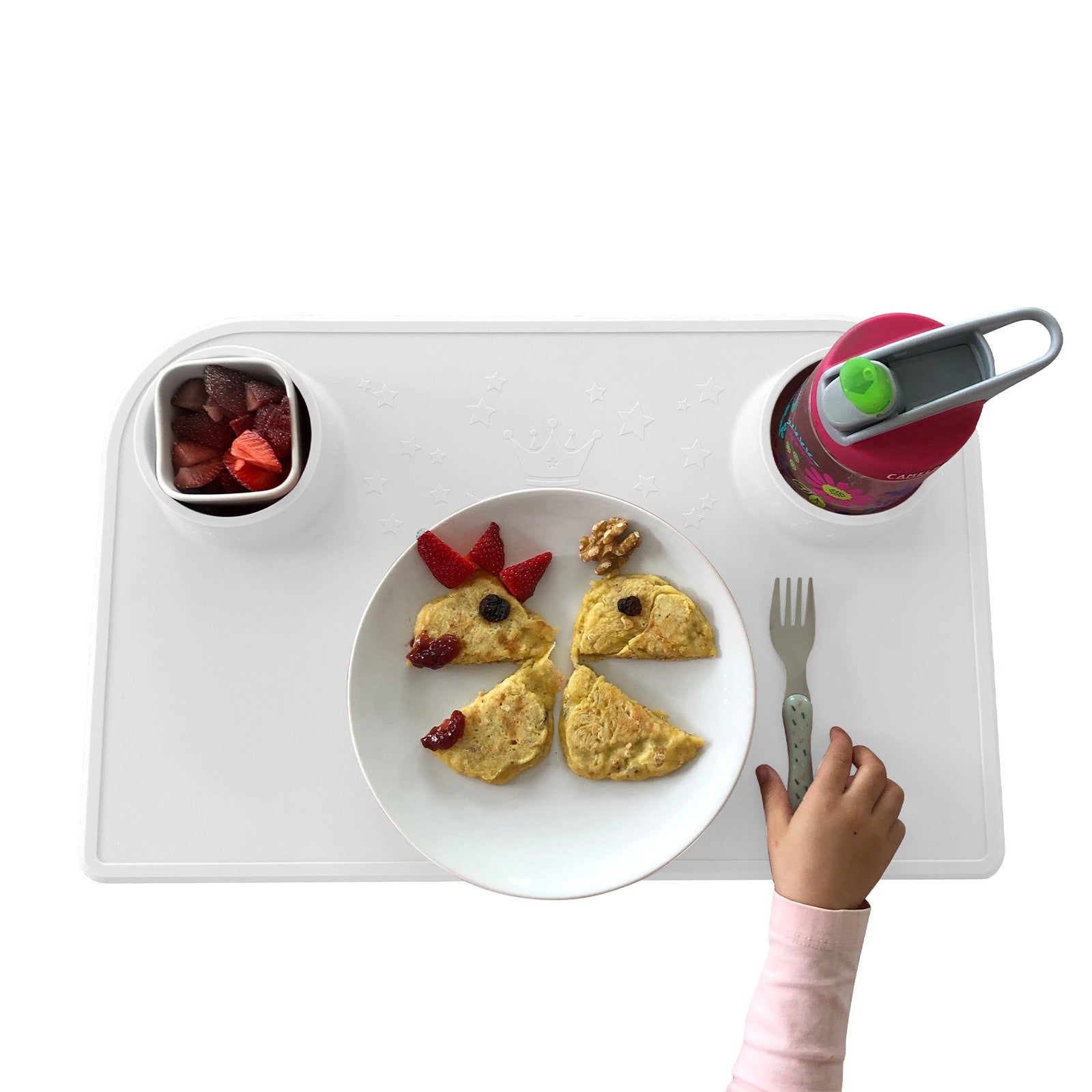 Eat & Play Pad weiss inkl. Baumwolltasche