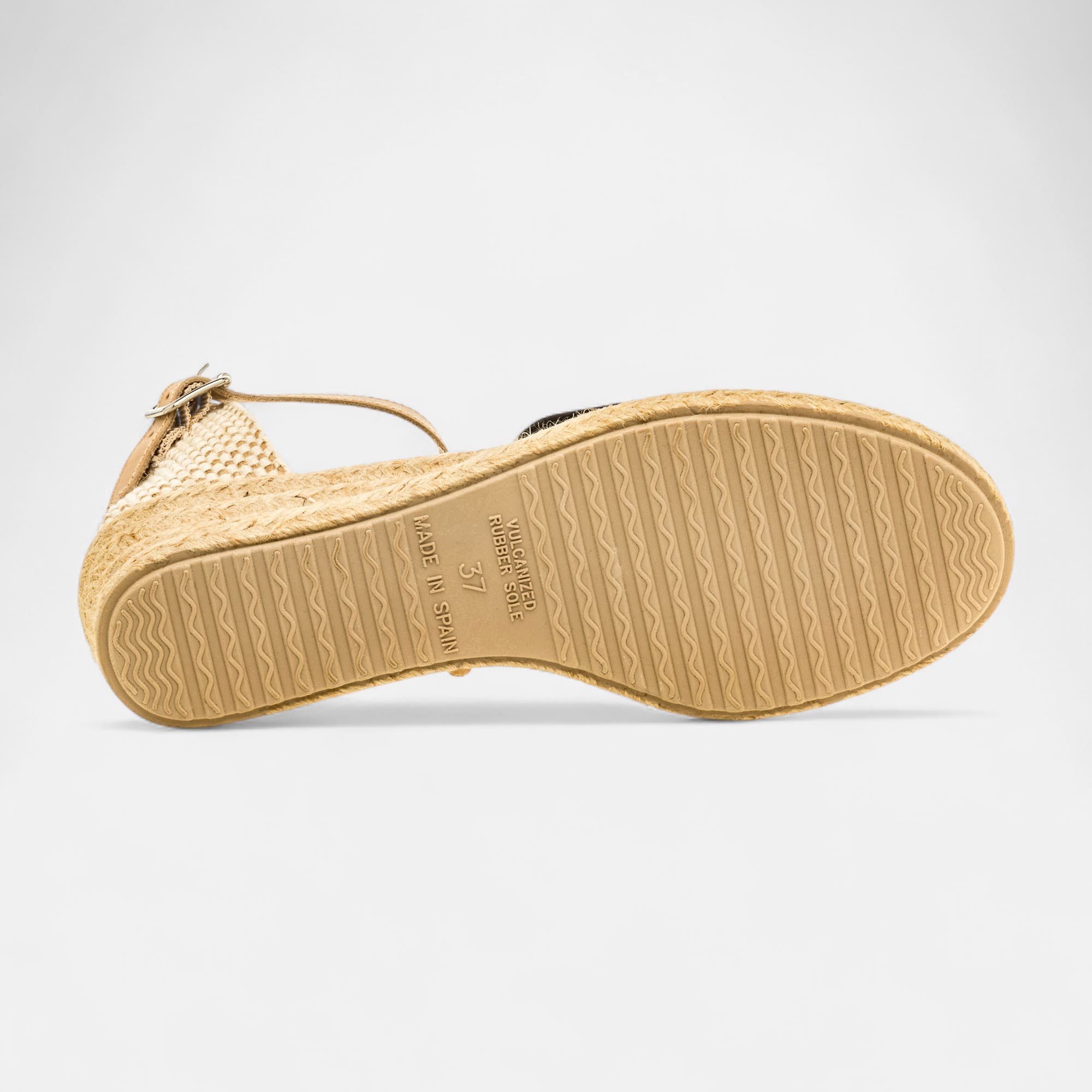 Espadrilles Femme en cuir noir