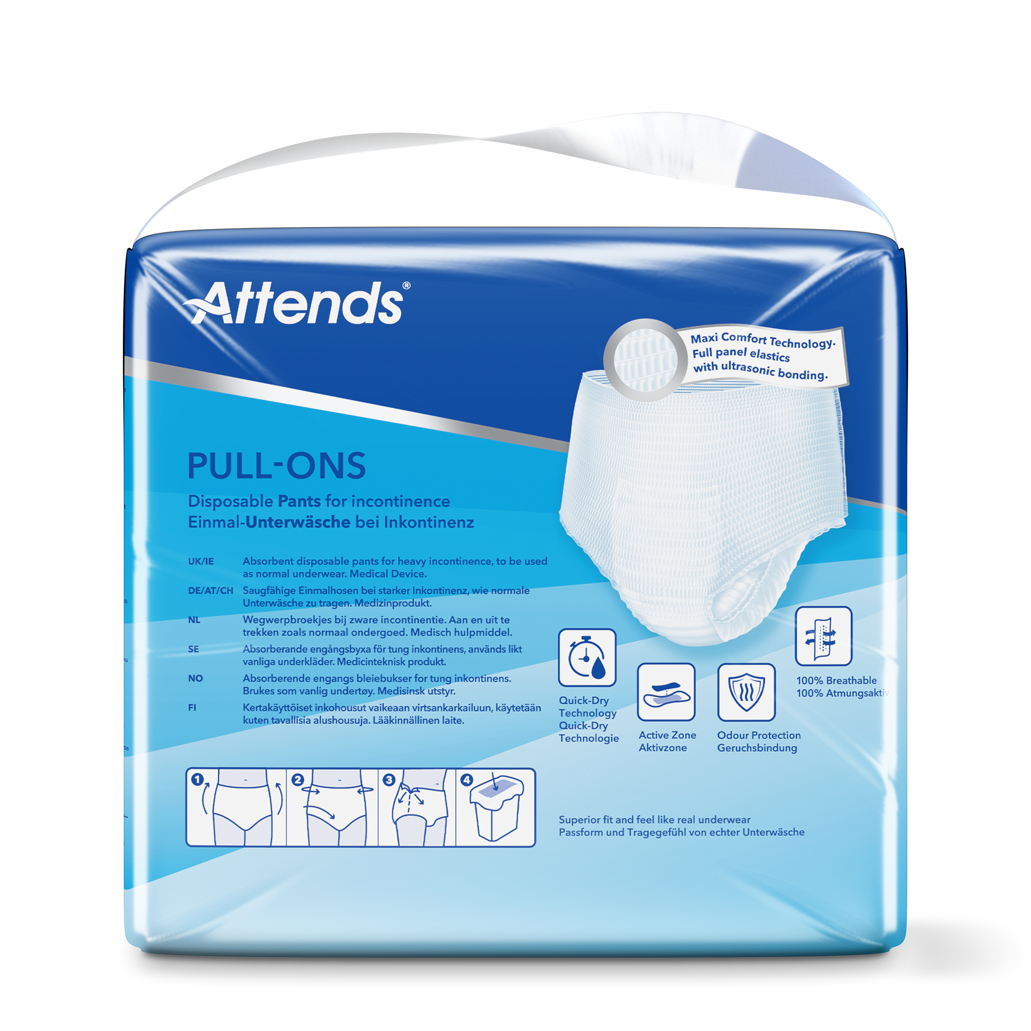 Attends Pull-Ons 10 Maat M (14 Stuks)