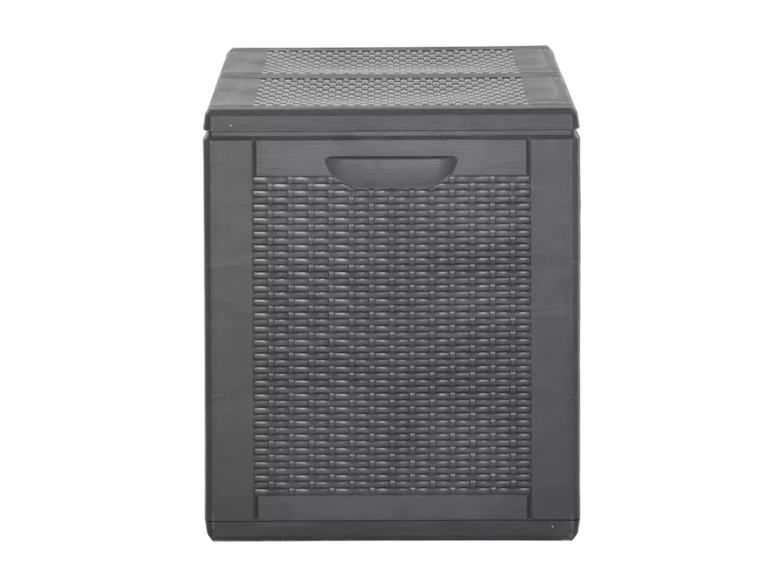 Coffre boîte meuble de noire 80.5 x 44.5 x 51 cm 02_0013017