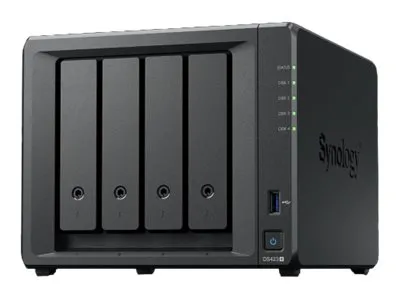 Synology Disk Station DS423  - NAS-server - 4 bays - SATA 6Gb/s - RAID 0, 1, 5, 6, 10, JBOD - RAM 2 GB - Gigabit Ethernet - iSCSI support