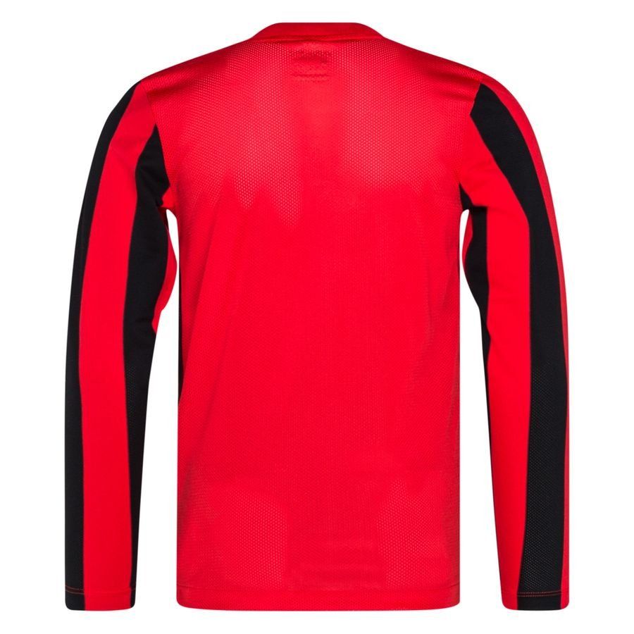 Nike Maillot Dri-FIT Striped Division IV - Rouge/Noir/Blanc Manches Longues Enfant