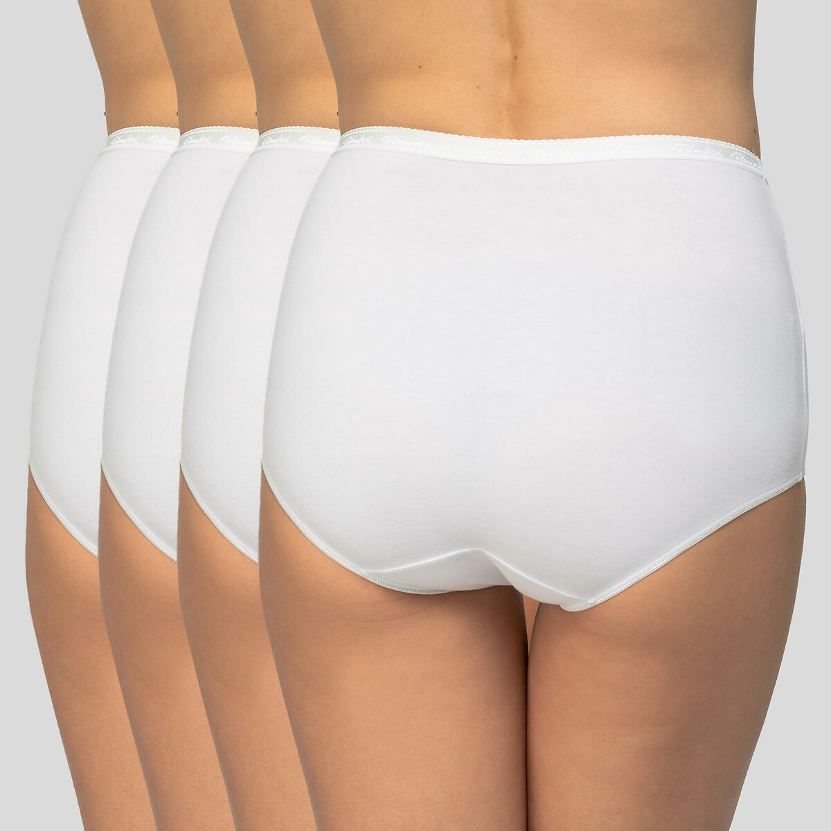 PLAYTEX<br>Conjunto de 4 calcinhas maxi em algodão orgânico