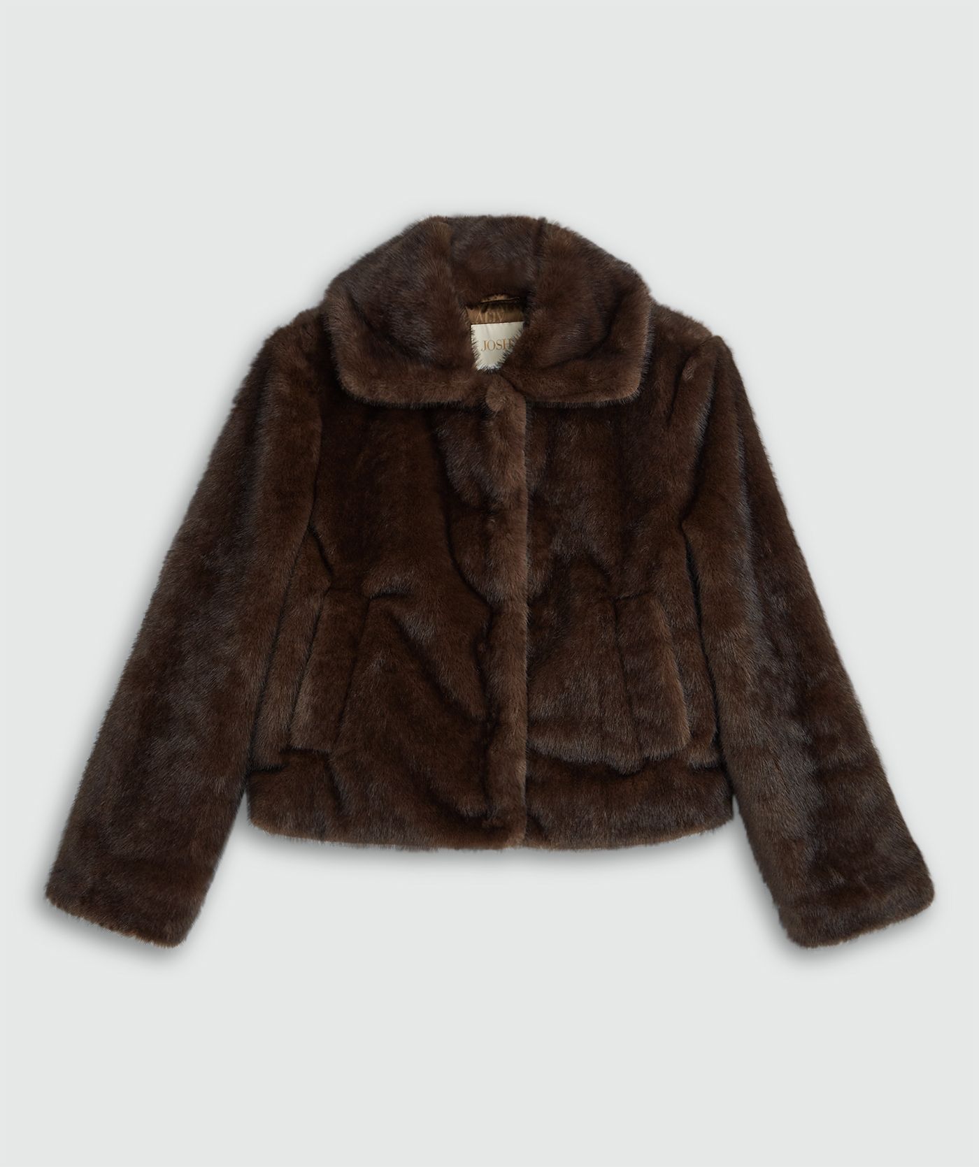 JV-LOVISA regular faux fur jas - soft brown