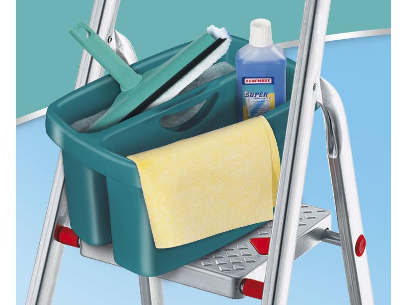 Leifheit Putzeimer Combi Box 2 l, Türkis Passend zu Eimer Combi