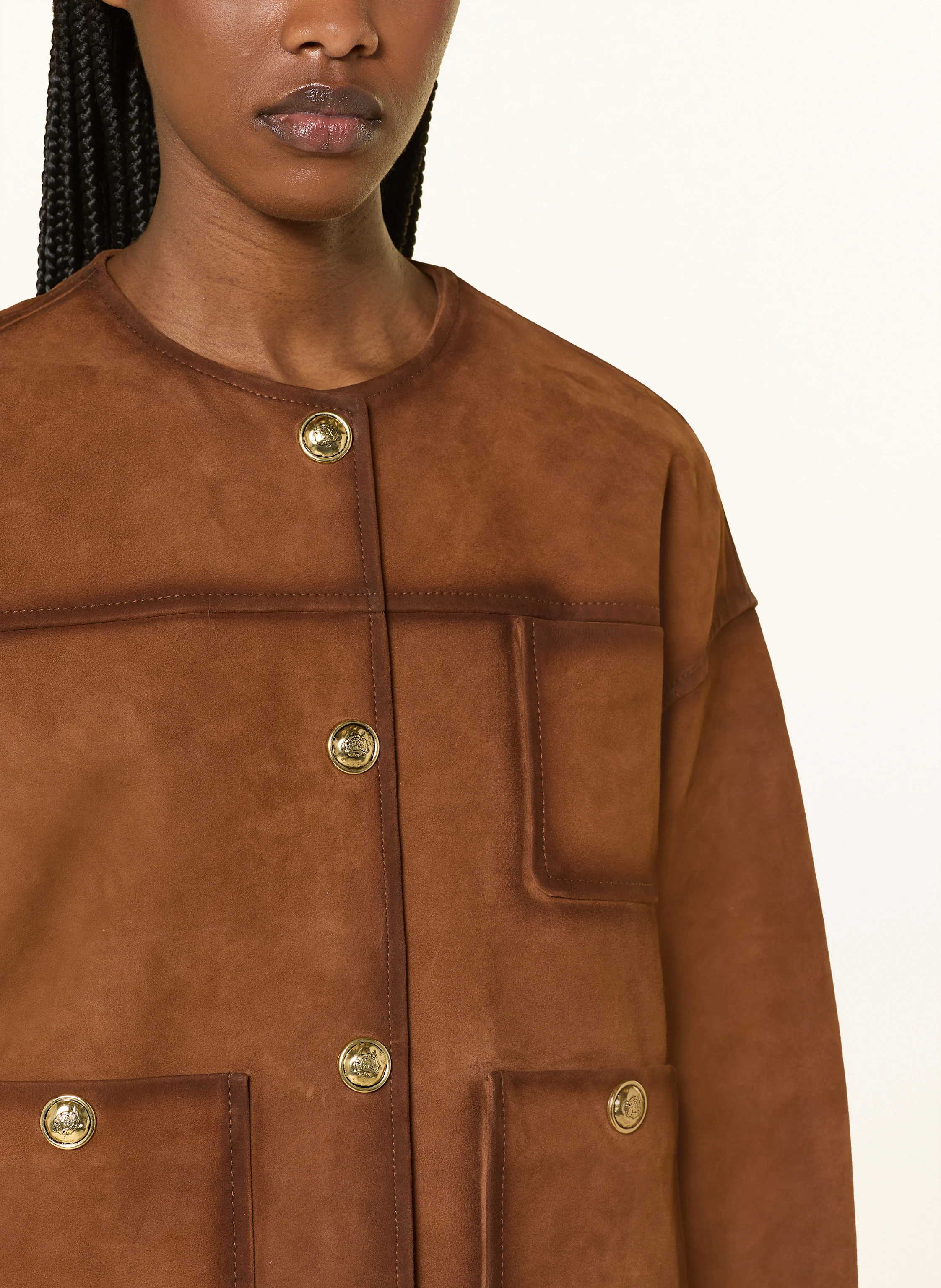 SANDRO Lederjacke