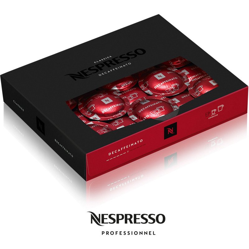 Capsule de café Nespresso Professionnel Decaffeinato - Boîte de 50