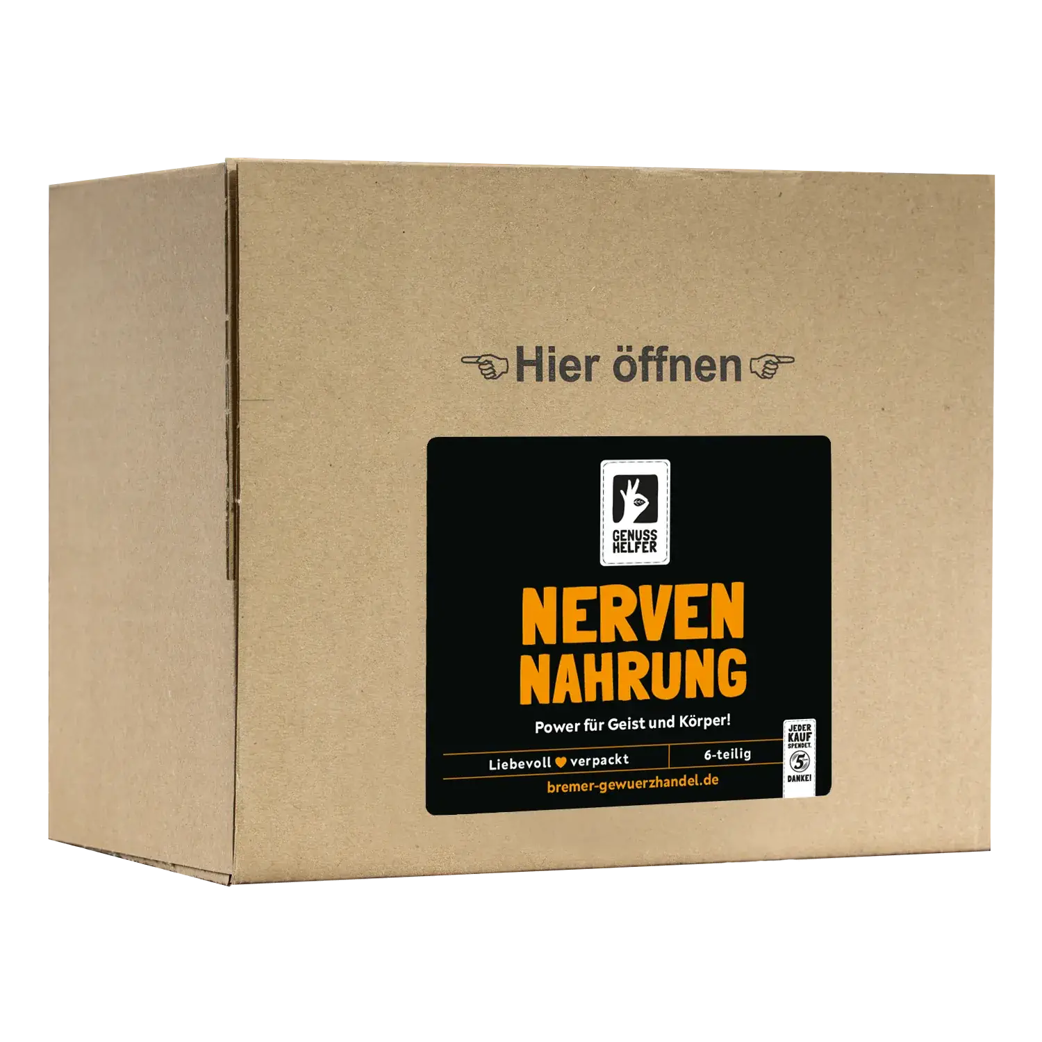 Genuss-Set - Nervennahrung, 6 Tlg.